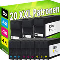 Set 20x TINTE für HP 950XL 951XL OfficeJet 251dw 276dw 8100 8600 8610 8615 8620