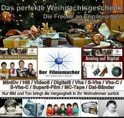 VHS-C / S-VHS-C Kassetten digitalisieren auf DVD  10 Kassetten bis 35 min