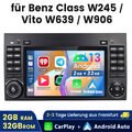 2G+32G Autoradio Für Mercedes Benz W245 W169 A B Klasse Android 13 GPS NAVI WIFI