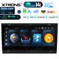 8,8" Android 14 Autoradio Octa Core 64G 4G DSP GPS Navi WIFI für Audi A4 B6 B7