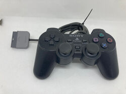 Original Sony Dual Shock Controller für Playstation 1 / PS1 schwarz