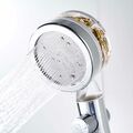 Duschkopf mit Ionen Wasserfilter Handbrause Duschbrause Wassersparend Ø 8 cm