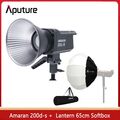 Amaran 200d S 200W 5600K Tageslicht LED-Videolicht Studio+  Lantern 65cm Softbox