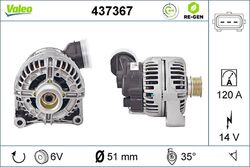 Lichtmaschine Generator Lima VALEO RE-GEN AT 437367 +71.40€ Pfand für X5 BMW Z3