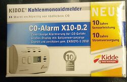 Kidde CO-Alarm X10-D.2 10LLDC0 Kohlenmonoxidmelder