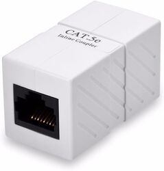 Belkin Netzwerk CAT 5e Ethernet Stecker Adapter 100Mbit RJ45 Buchse Internet