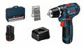 Bosch Professional GSR 12V-15 2 x 2,0Ah Akku-Schrauber