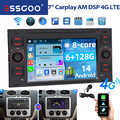Android 14 Autoradio Für Ford Focus Transit MK7 S-Max 6+128G Carplay GPS 8-Core