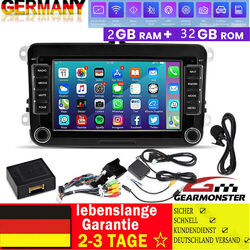 7" Autoradio Android 13 Carplay GPS Navi 2+32G Für VW GOLF 5 6 Passat Touran EOS