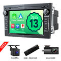 CAM+DVR+DAB+7"Android 13 Autoradio GPS CarPlay Für Opel Zafira B Corsa D Astra H