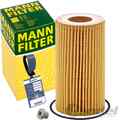 MANN FILTER ÖL-FILTER ÖLWECHSELSET passend für AUDI A4 B9+A7 4K+A8 4N 3.0 TDI