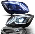 LED Scheinwerfer für 2015-2021 Mercedes Benz C-Klasse W205 C300 C250 C350 Fronts