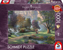 Schmidt Spiele 59677 Thomas Kinkade Spirit Weg des Glaubens 1000 Teile Puzzle