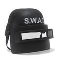 SWAT Helm mit Visier Kinder Kinderhelm Swathelm Accessoires Fasching Karneval