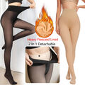 1-2er Pack Winter Damen Thermo Strumpfhose Leggins Innen fleece Hose Leggins DE