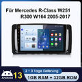 Für Mercedes R-Class W251 R300 W164 Android 13 Autoradio GPS NAVI DAB+ BT 1+32G