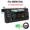 7'' Autoradio HD Für BMW E46 3er 318 320 325 GPS Navi CD DVD USB BT SWC FM DAB+