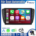 9" Android 11 DAB+ Autoradio CarPlay Für Seat Ibiza Mk4 6j 2009-2013 GPS NAVI BT