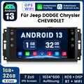 Für JEEP Grand Cherokee Wrangler Dodge Journey Carplay Autoradio GPS Navi 1+32GB