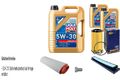 SCT Inspektionspaket 7 L Liqui Moly Longlife III 5W-30 für BMW 3er Compact E46