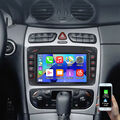 Autoradio Für Mercedes Benz C CLK Klasse W203 W209 Android 13.0 GPS Navi CarPlay