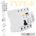 FI Fehlerstromschutzschalter RCD Typ B 40A 63A Wallbox E-Auto Allstromsensitiv