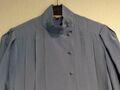 Elegante Bluse Gr.40, taubenblau, weich fließendes Material, Nichtraucher, gut