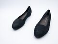 Gabor Damen Ballerina Halbschuh Slipper Leder schwarz Gr 40,5 EU Art 22849-98