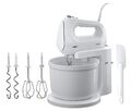 BRAUN Hand - und Standmixer HM1070WH MultiMix 4 Geschwindigkeiten + Turbo 400 W