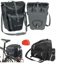 vaude Aqua Back Plus black - eine Radtasche + eine Silroad 