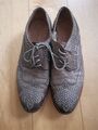 Orig. Melvin Hamilton taupe Nieten Gr 37 Halbschuh Budapester