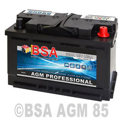 Solarbatterie AGM 85AH 12V GEL USV Batterie Versorgung Boot Wohnmobil 80AH 90AH