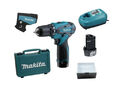 Makita Akku-Bohrschrauber DF330DWE 10,8V 2x 1,5Ah Akku DC10WA Ladegerät Koffer