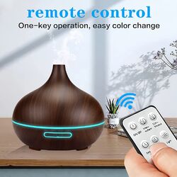 7 LED Licht Ultraschall Luftbefeuchter Aroma Diffuser Diffusor Humidifier 550ML