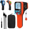 Digital Infrarot Thermometer Laser Pyrometer Gun 1600℃ Temperaturmessgerät W/APP