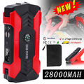 Auto KFZ Starthilfe 800A 12V Jump Starter Ladegerät Booster 28000mah Powerbank