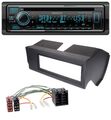 Kenwood MP3 Bluetooth DAB USB CD Autoradio für Fiat Panda (bis 2002) - schwarz