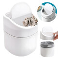 Tischmülleimer mit Deckel Mini Plastik Tisch Mülltonne Schreibtisch Papierkorb