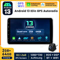 10" Android 13 DAB+ Autoradio 1 DIN GPS Navi WIFI 360° Drehbar Bildschirm 2+64GB