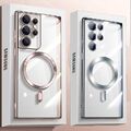 HandyHülle für MagSafe Samsung S24 S23 Ultra S22 SchutzHülle Magnet Case Cover