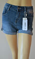 Hailys stylishe Jeansshorts Modell BABY mit Pailettenstreifen Gr.L -Neu