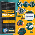 2000W Balkonkraftwerk Hoymiles HMS-2000W-4T Wechselrichter, DTU-Wlite-S, Montage