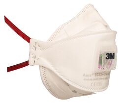 3M™ Aura™ FFP3 Masken Typ 9332+ Ventil Feinstaubmaske Mundschutz Atemschutzmaske