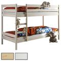 Etagenbett Doppelstockbett Hochbett Kinder Bett Kiefer massiv mit Leiter 90x200 