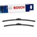 BOSCH AEROTWIN RETROFIT WISCHBLATT SET VORNE PASSEND FÜR ALFA ROMEO 156 AUDI A6