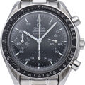 OMEGA Speedmaster Automatic 3510.50 Herrenuhr aus Edelstahl, schwarz lackiert...