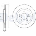 Delphi Bremsscheibe Scheibenbremse für Hyundai i30 Coupe 2011-> Hinten Bg4749C