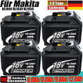 4X Für original Makita 18V 6,0Ah 12,0Ah LiIon Akku 197422-4 BL1850 BL1860 BL1830