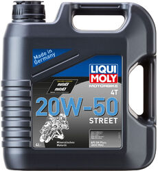 Liqui Moly 1696 Motorbike 4T 20W-50 Street 4 Liter Motorrad Öl