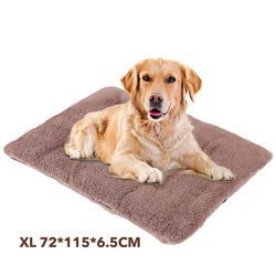 Hundebett Katzebett Plüsch Flauschige Haustier Hundematte Kissen Waschbar M/L/XL